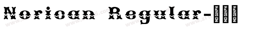 Norican Regular字体转换